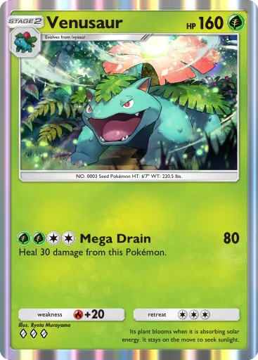 Venusaur card image