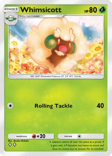 Whimsicott card image