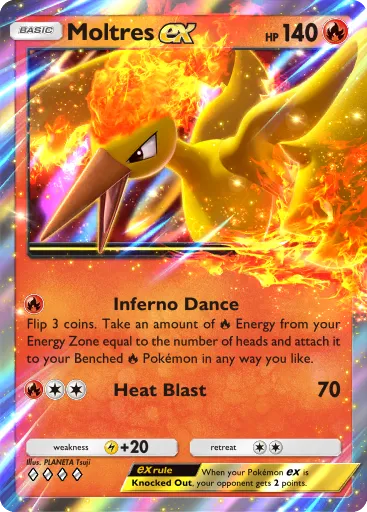Moltres ex card image