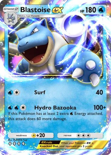 Blastoise ex card image