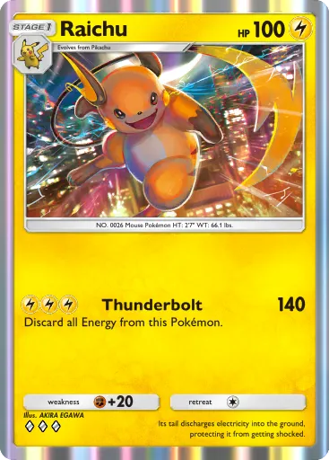 Raichu card image