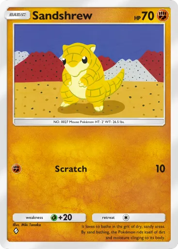 Sandshrew card image