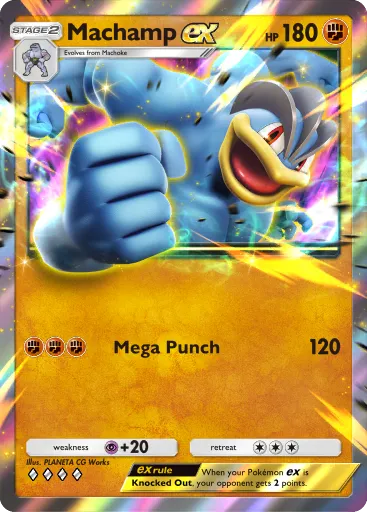Machamp ex card image