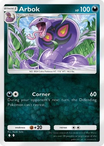 Arbok card image