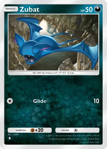 Zubat card image