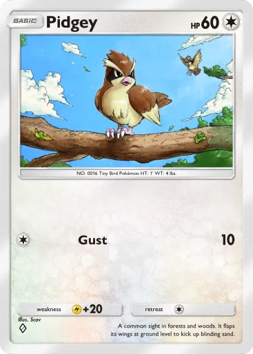 Pidgey card image