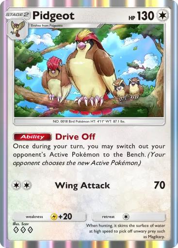 Pidgeot card image