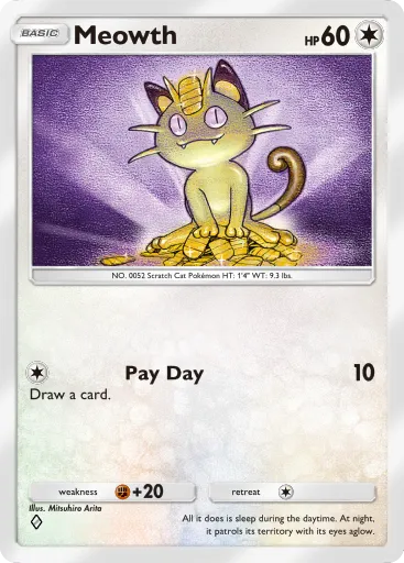Meowth card image