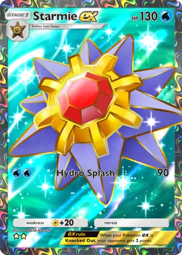 Starmie ex card image
