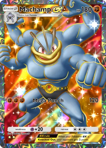 Machamp ex card image