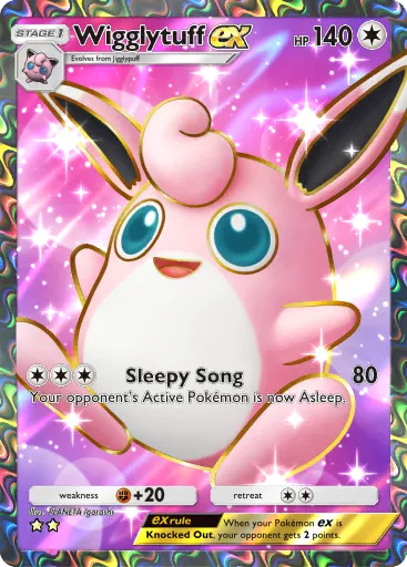 Wigglytuff ex card image