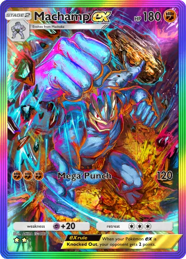 Machamp ex card image
