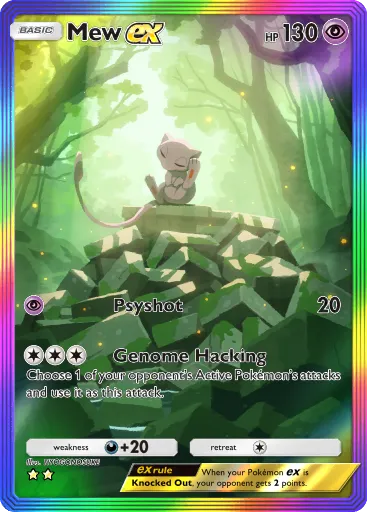 Mew ex card image