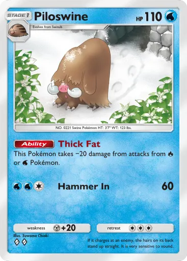 Piloswine card image