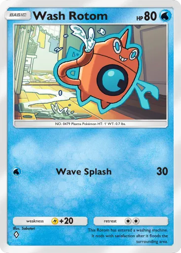 Wash Rotom card image