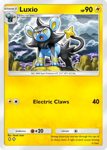 Luxio card image