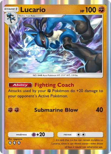 Lucario card image
