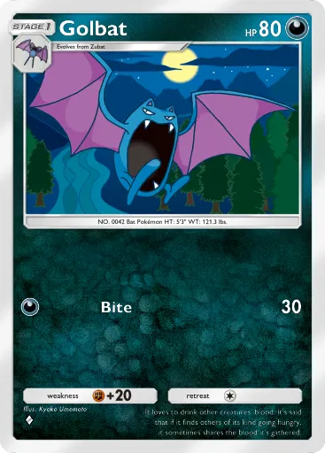 Golbat card image