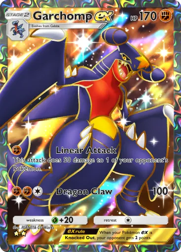Garchomp ex card image