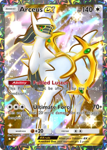 Arceus ex card image
