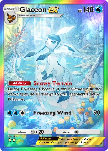Glaceon ex card image