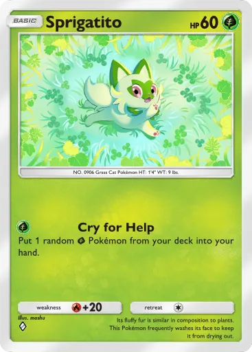 Sprigatito card image