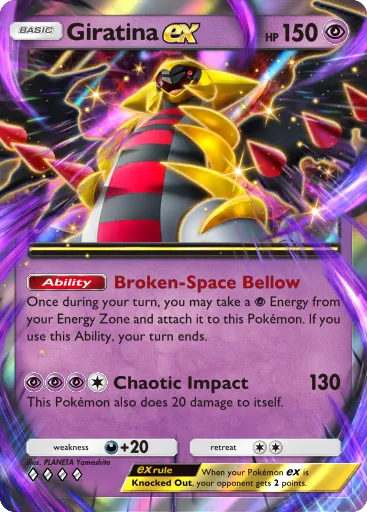 Giratina ex card image