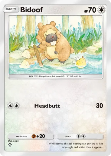 Bidoof card image