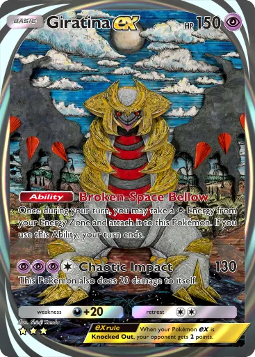 Giratina ex card image