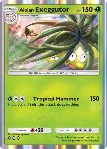 Alolan Exeggutor #002