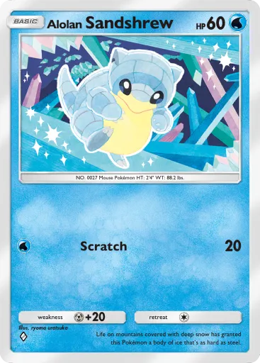 Alolan Sandshrew card image