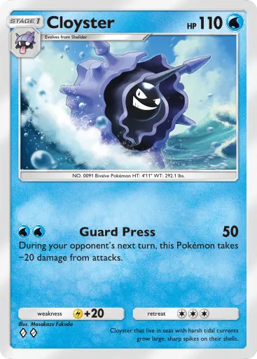 Cloyster card image