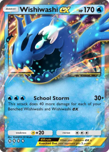 Wishiwashi ex card image