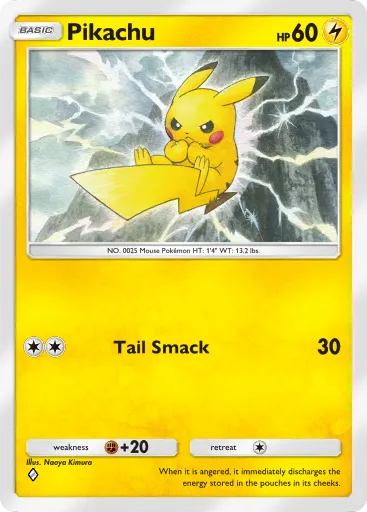 Pikachu card image