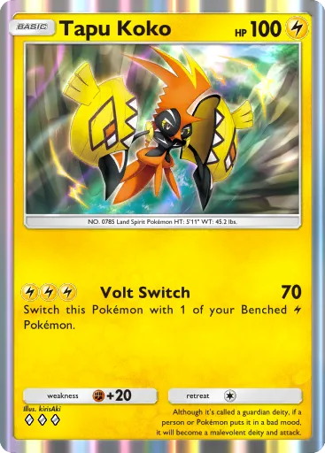 Tapu Koko card image