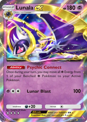 Lunala ex card image