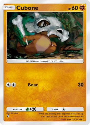 Cubone card image