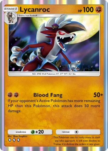 Lycanroc card image