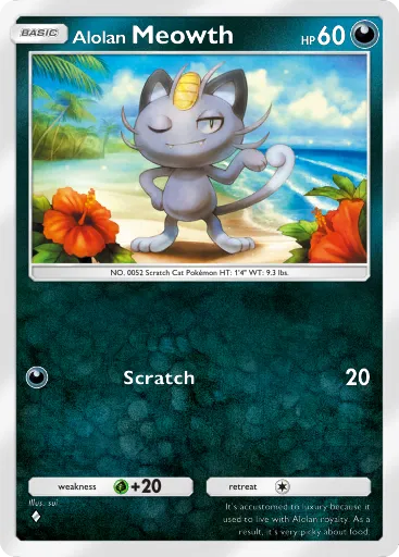 Alolan Meowth card image