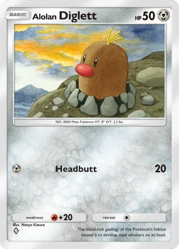 Alolan Diglett card image