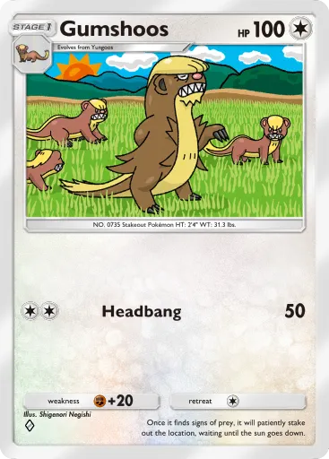 Gumshoos card image