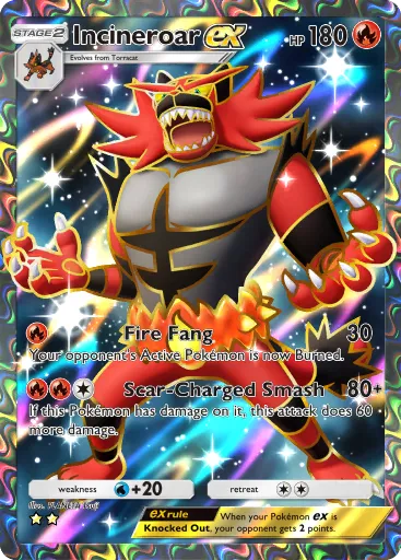 Incineroar ex card image