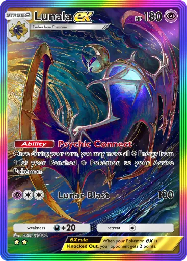 Lunala ex card image