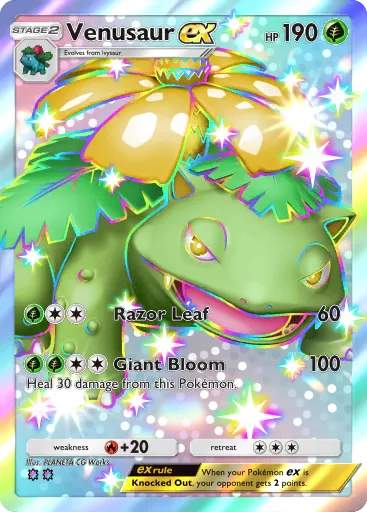Venusaur ex card image