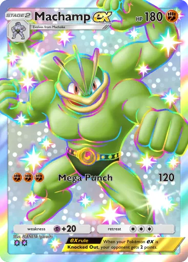 Machamp ex card image