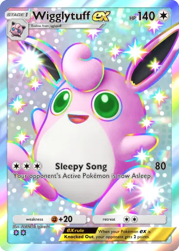Wigglytuff ex card image