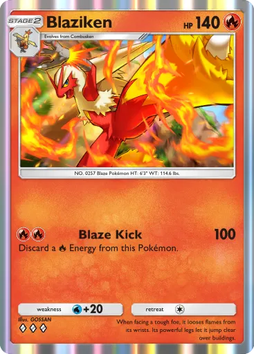 Blaziken card image
