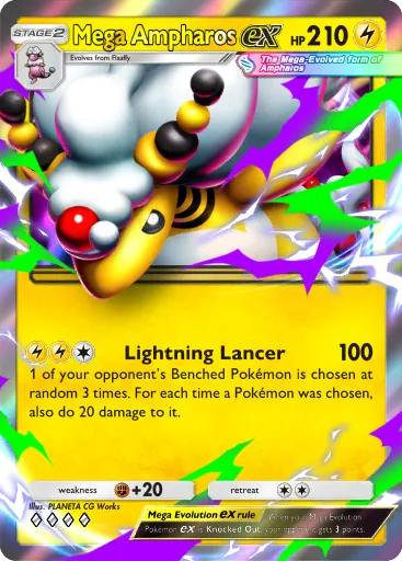 Mega Ampharos ex card image