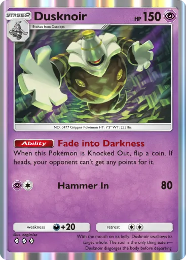 Dusknoir card image