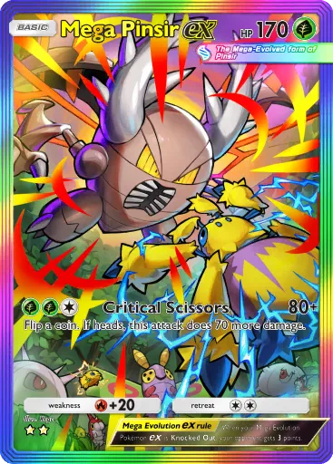 Mega Pinsir ex card image